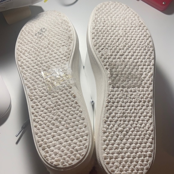 Steve Madden Alka fleece sneakers white Sherpa 9 - Picture 9 of 16